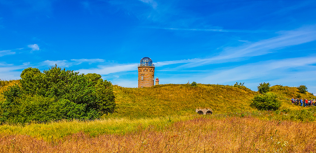 Der innere Burgwall der  Jaromasburg am Kap Arkona