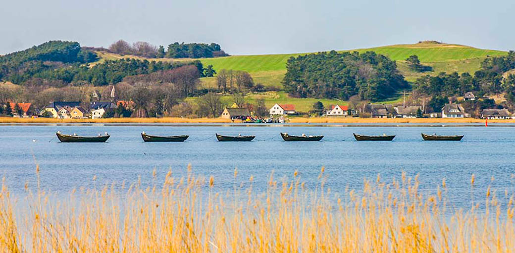 Fischerboote auf dem Zicker See