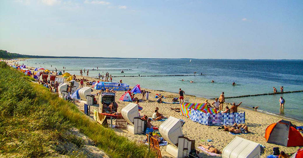 Badestrand von Glowe zur Schaabe